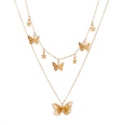 simple fashion butterfly star multilayer alloy necklacepicture12